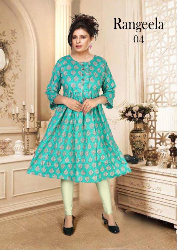 Moksha Rangeela Cambric Cotton Designer Kurti Collection